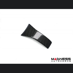 Alfa Romeo Stelvio Steering Wheel Trim - Carbon Fiber - Lower Decal Trim - QV Model - 2020+ models